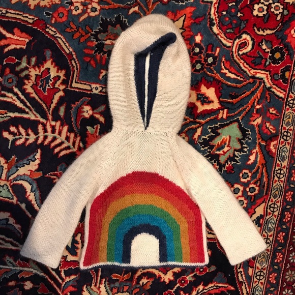 Oeuf Other - *SOLD* Oeuf rainbow hoodie sweater